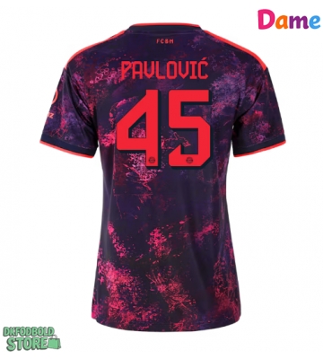 Bayern Munich Aleksandar Pavlovic #45 Replika Tredjetrøje Dame 2026-27 Kortærmet
